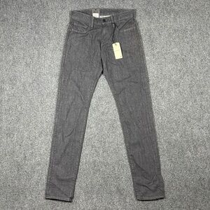 G Star RAW Jeans 3301 Deconstructed Super Slim Rinsed Gray Mens 28x32 0911